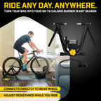 Saris Magnetic Plus Indoor Bike Trainer, Magnetic Resistance, Compatible With Zwift App