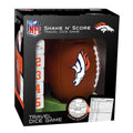 MasterPieces NFL Denver Broncos Shake N' Score Travel Dice Game, For 2 Players, Ages 6+