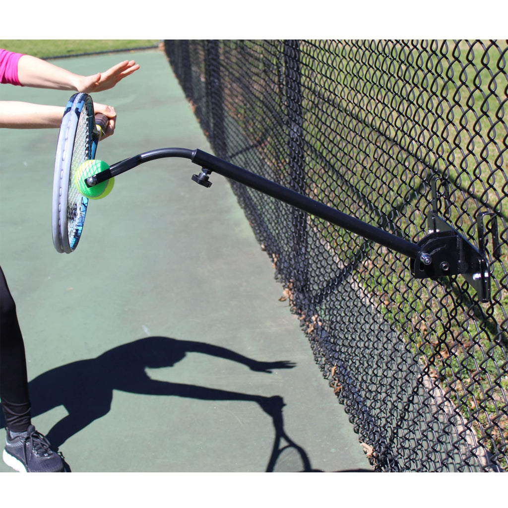 Topspin Solution - Tennis Training Aid | Practice Nearly All Shots In Tennis Anywhere | Attaches Indoors & Outdoors | All Ages A