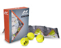 Nivia Rubber and Covered with Woollen Felt Light Weight Cricket Tennis Ball (Yellow)  Pack of 12 Balls