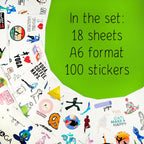 100Pcs Yoga Stickers And Decals, Yoga Gifts For Women, Yoga Gifts For Yoga Instructor, Yoga Lover, Yoga Gifts For Mom, Yoga Stic