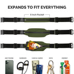 Slim Running Belt [Fits All Phones], Gifts For Runners Men And Women, Fanny Pack, Running Belt, Money Belt, Running Gear, Waist