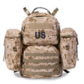 Akmax.cn Military Backpack Army Rucksack for men, MOLLE 2 Medium Assault Pack with External Frame Marpat Desert