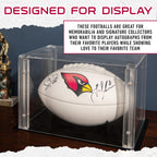Franklin Sports Nfl Arizona Cardinals Autograph Football - Official Size White Panel Souvenir Football For Autographs + Signatur