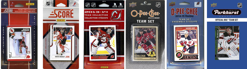 Nhl New Jersey Devils 6 Different Licensed Trading Card Team Sets