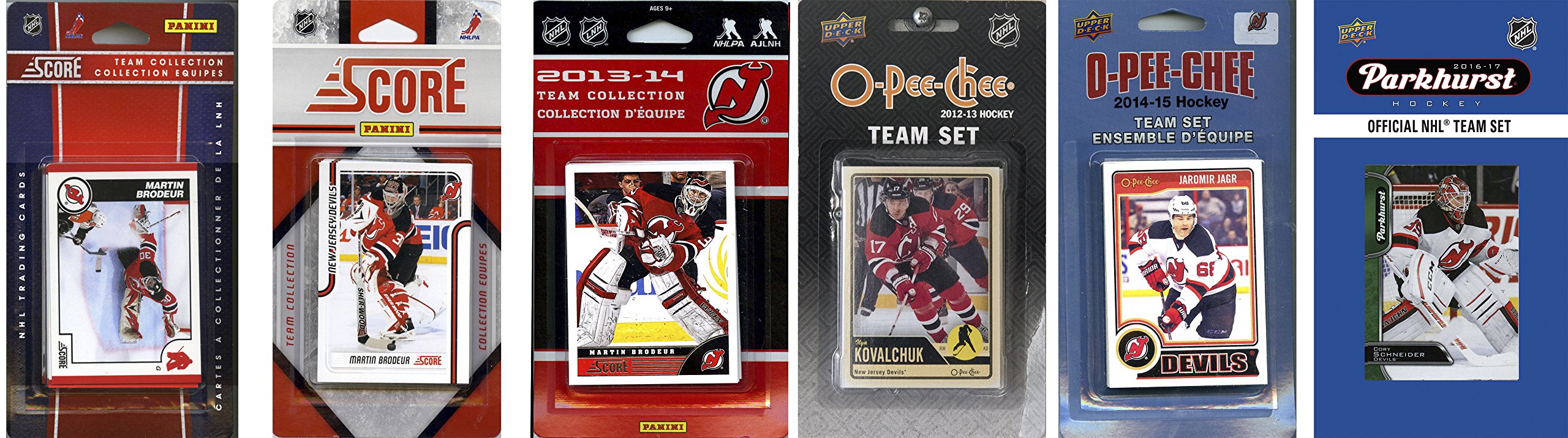 Nhl New Jersey Devils 6 Different Licensed Trading Card Team Sets