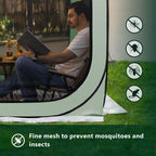 Werph Pop Up Tent,Portable Canopy Tent with Mesh Mosquito Net, Screen House Room Canopy Shade Screen 6 x 6 FT with Carry Bag for