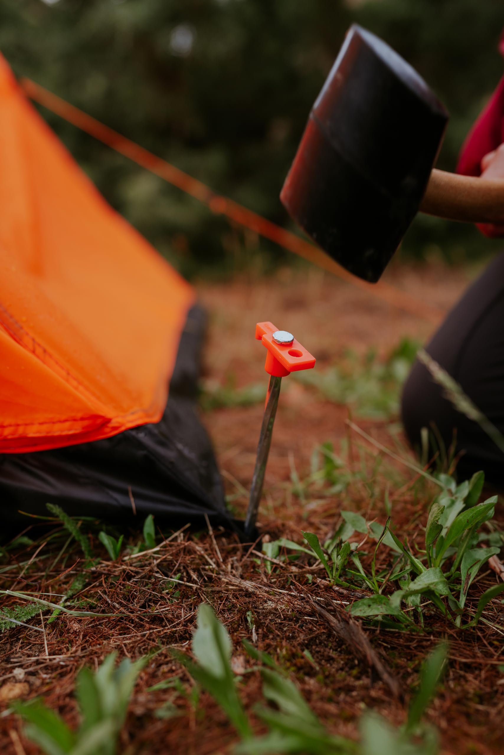 Stansport Helix Steel Tent Stake - 12 Pack