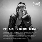 Everlast Prostyle 2 Youth Boxing Gloves, Entry Level Training Gloves For Men And Women, Secure Fit Hook And Loop Closure & Venti
