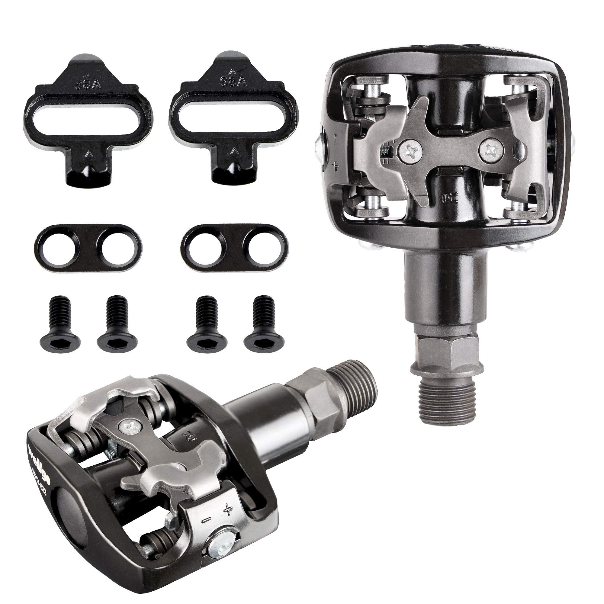 Wellgo Wpd-823 Mtb Cr-Mo Clipless Pedal, 9/16-Inch