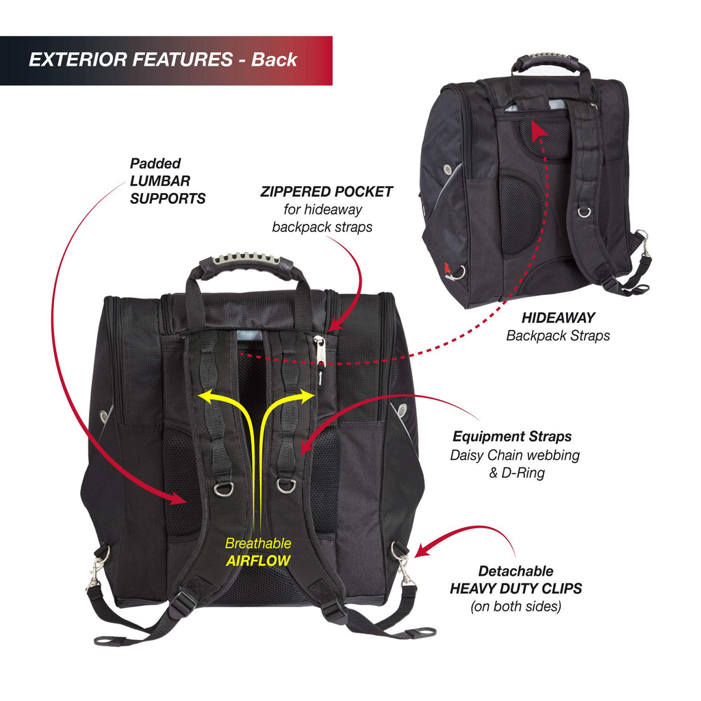 Athalon Everything Boot Pack (Black/Glacier)