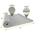 Prosourcefit Classic Yoga Mat 1/8 (3Mm) Thick, Extra Long 72-Inch Lightweight Fitness Mat With Non-Slip Grip For Yoga, Pilates,
