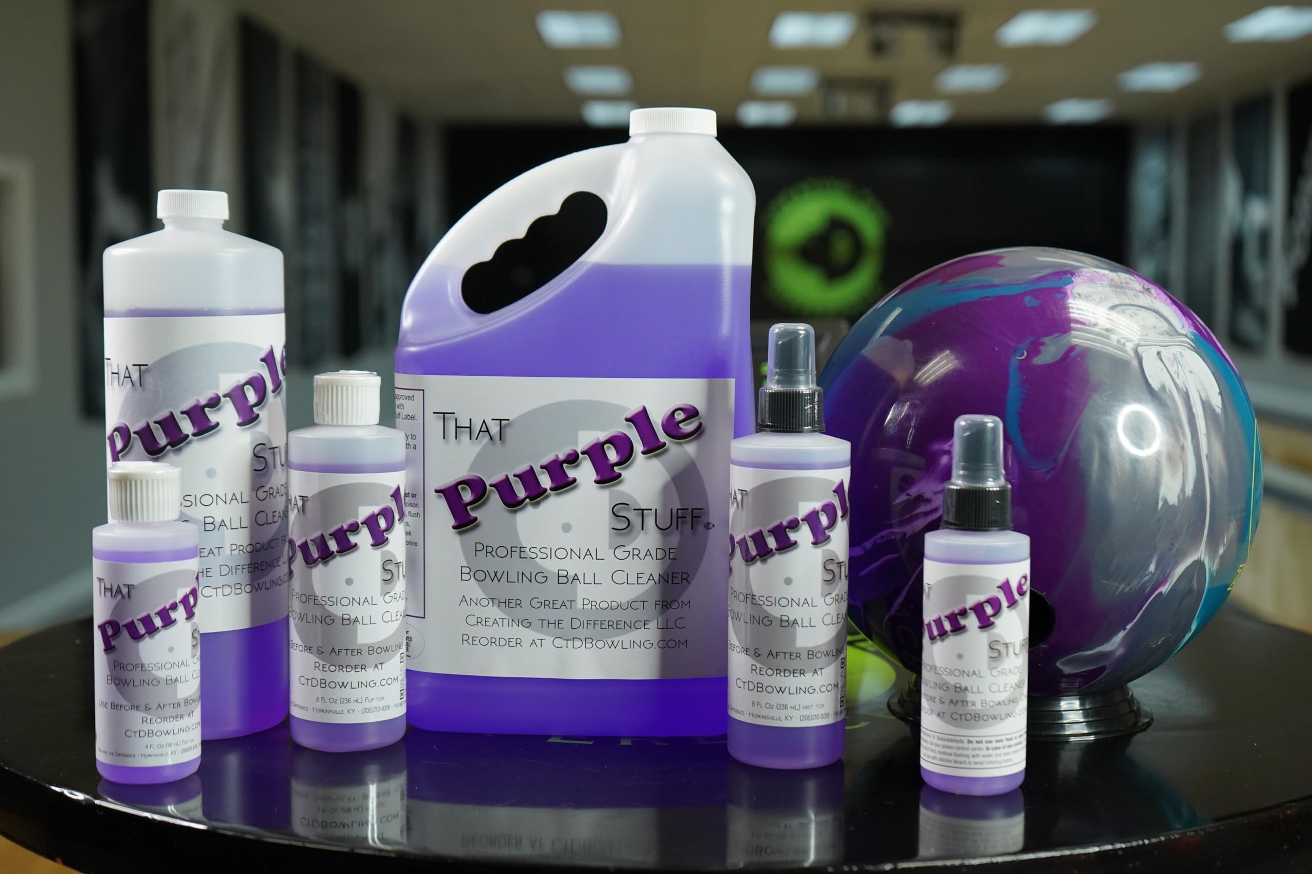 Creating The Difference That Purple Stuff Bowling Ball Cleaner  4 Oz  Usbc Approved  Bowling Ball Cleaner  Removes Dirt, Oil & S