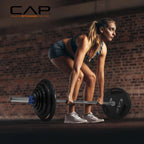 CAP Barbell 6-Foot Olympic 2-Inch Barbell | Olympic Weightlifting Bar for Squats, Deadlifts, Bench Press, Rows, and Curls