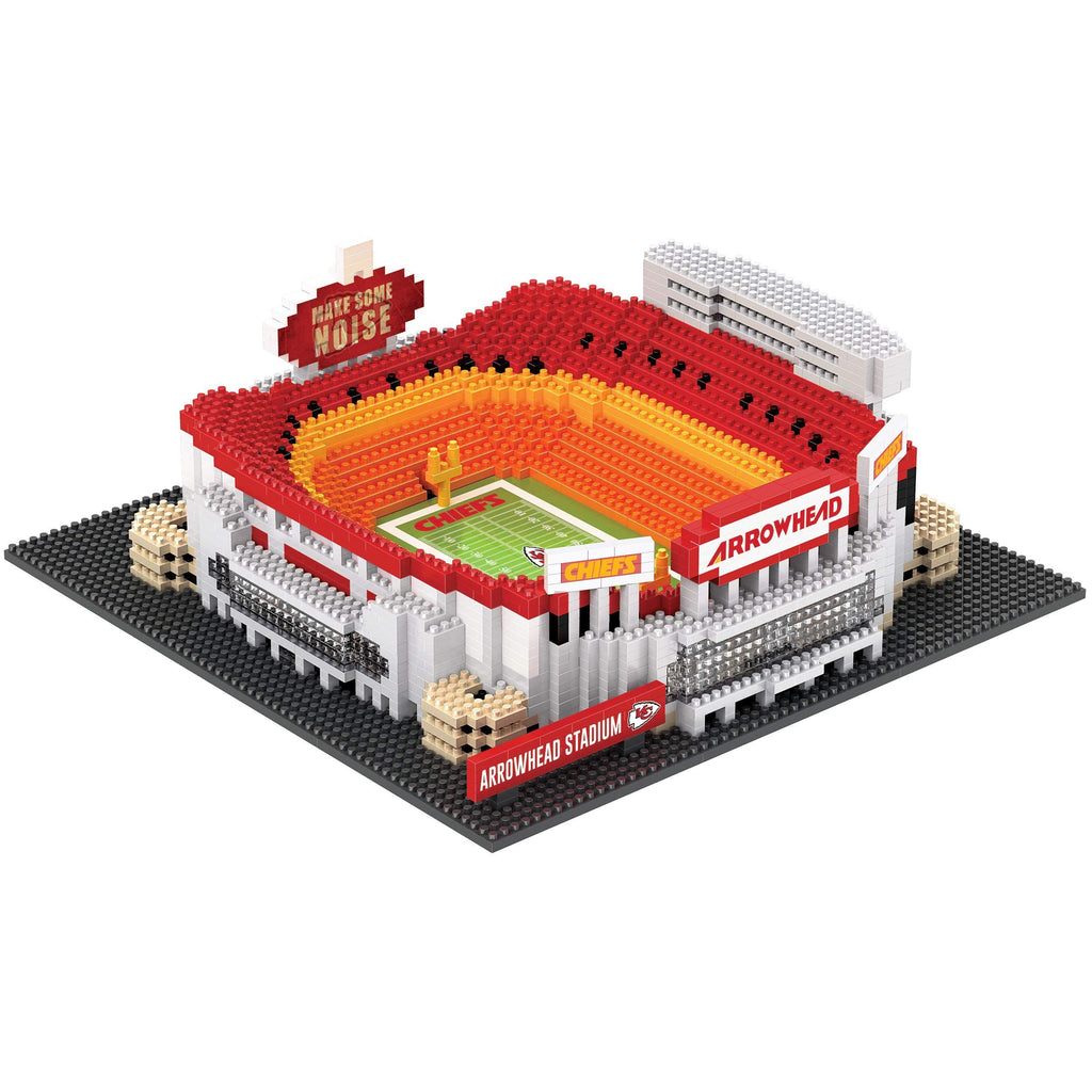 FOCO NFL Kansas City Chiefs 3D BRXLZ Stadium Building Block Set3D BRXLZ Stadium Building Block Set, Team Color, One Size