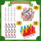 Deekin Bowling Party Favors 12 Pack Bowling Pin Keychain 12 Pcs Bowling Ballpoint Pen 12 Pack Mini Bowling Game Set 50 Pcs Bowli