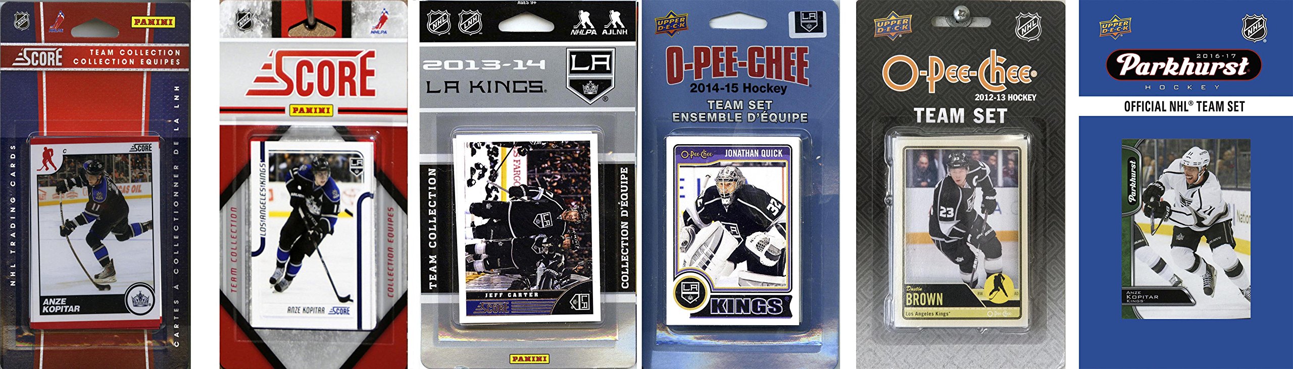 Nhl Los Angeles Kings 6 Different Licensed Trading Card Team Sets