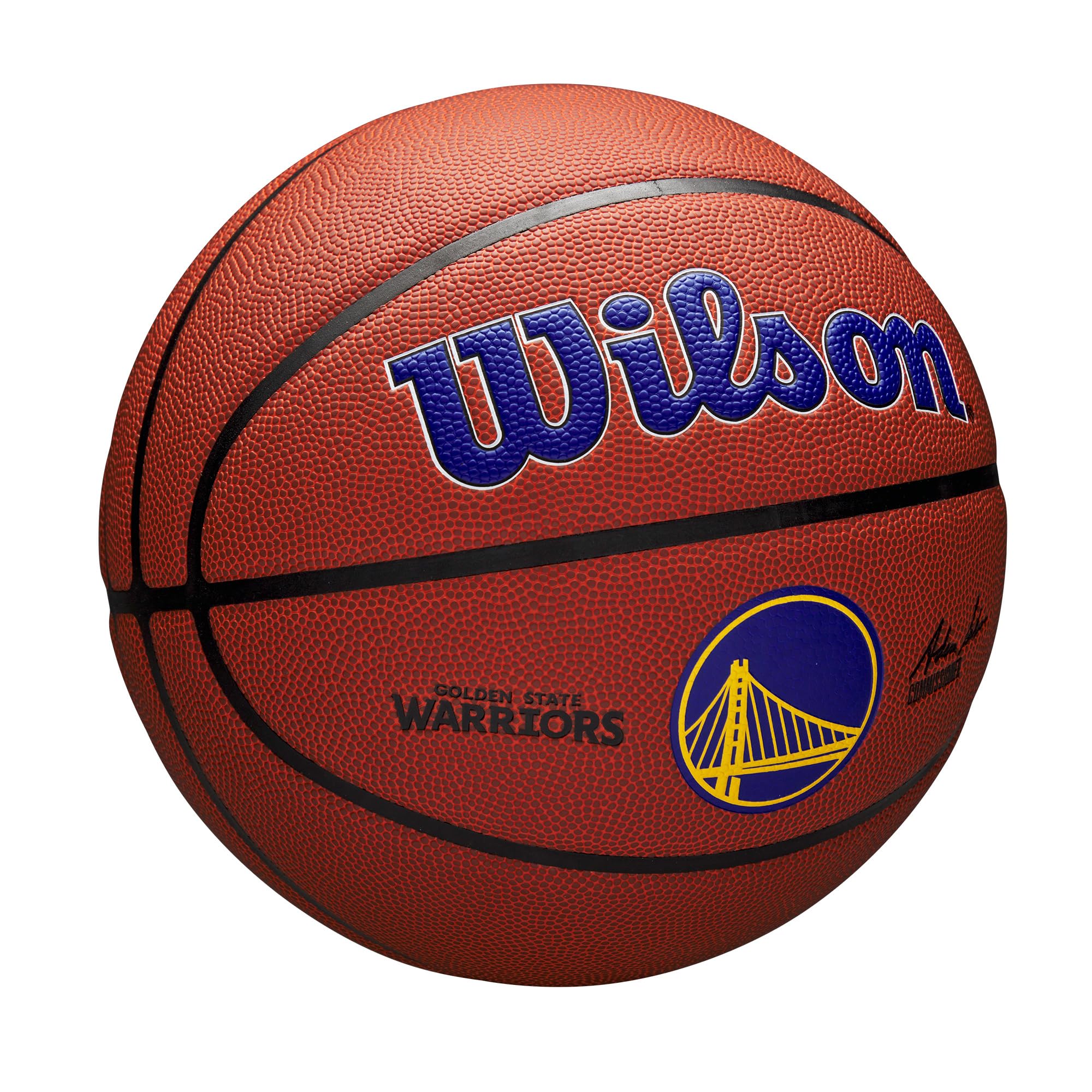 Wilson Nba Team Alliance Basketball - Golden State Warriors, Size 7-29.5''