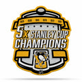 Rico Industries Nhl Pittsburgh Penguins Champ Shape Cut Pennant - Home And Living Room D  Cor - Soft Felt Ez To Hang