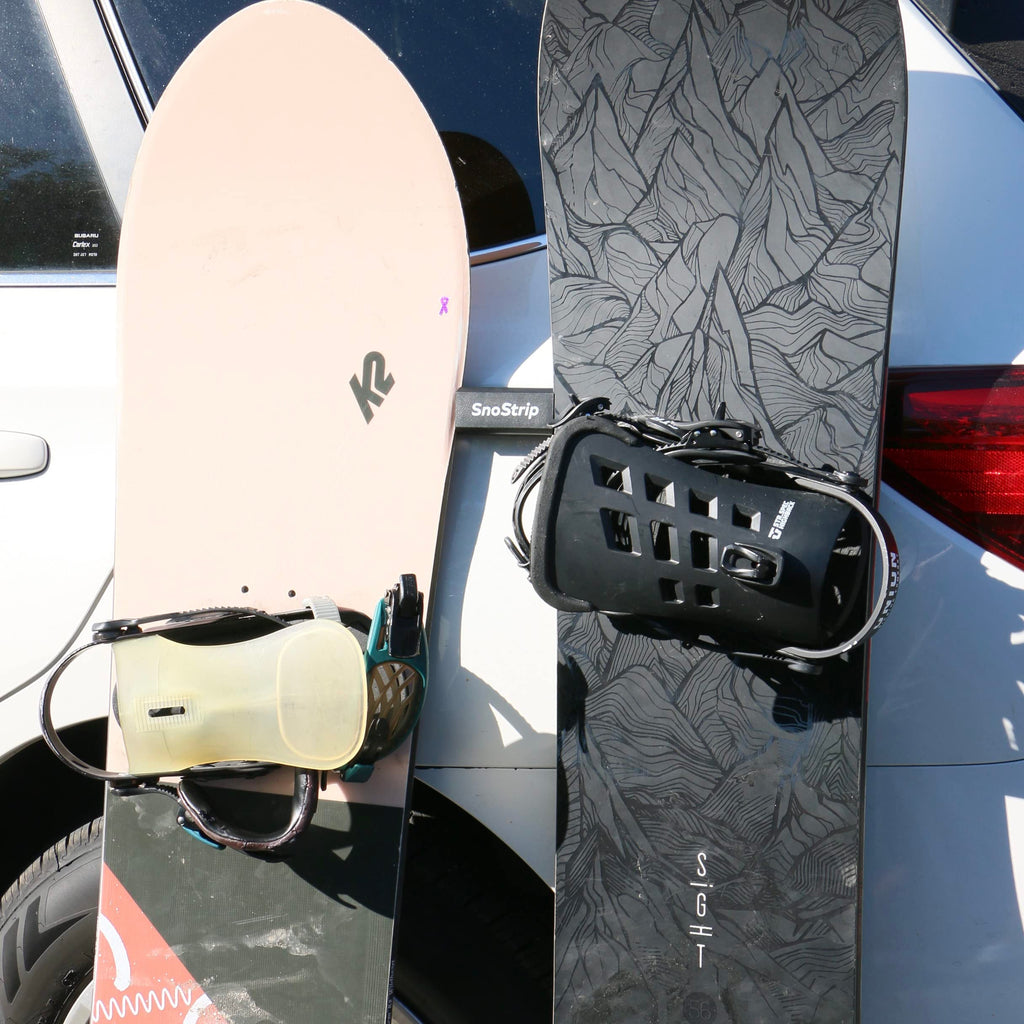 SnoStrip by RigStrips | The Original Protective Magnetic Ski & Snowboard Holder for The Side of Your Vehicle for Paint and Gear