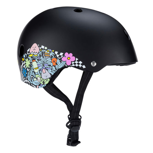 187 Killer Pads Pro Skate Helmet with Sweatsaver Liner, Lizzie Armanto Signature Edition, X-Large