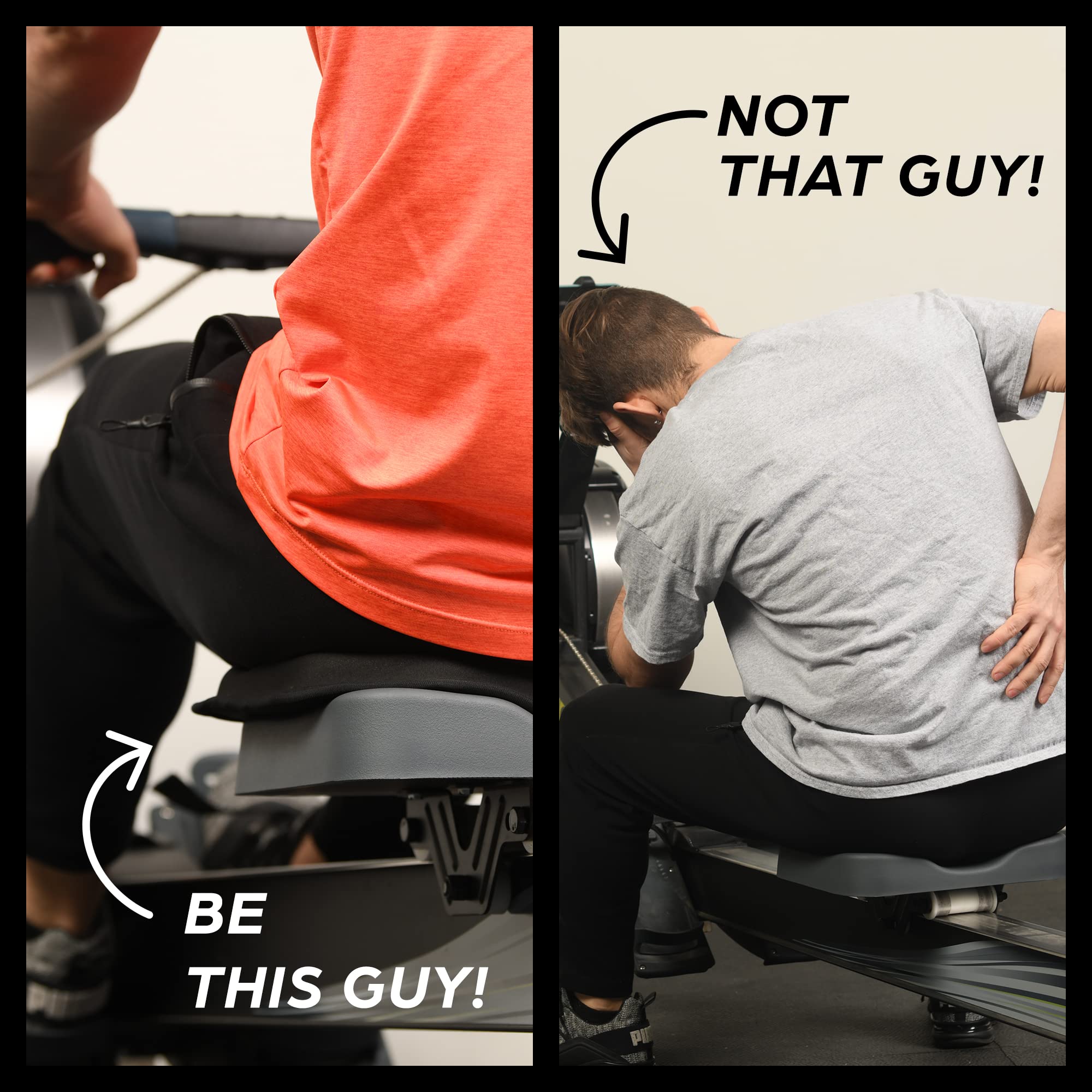 Rowing Machine Seat Cushion Compatible With Concept 2 Rowing Machine- Row Machine Rower Pad Compatible With Concept 2 Rower, Hyd