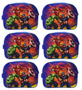 Asera Polycotton Unisex Kids Avengers Cartoon Theme Sling Bag Set Of 6 Pcs, Multicolour