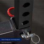 Titan Fitness T-2 Series Y-Dip Bar, Rack Mounted Dip Attachment, 550 Lb Capacity, Fits 2'' X 2'' Tubular Steel