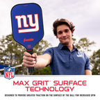 Franklin Sports Nfl New York Giants Pickleball Paddle - Pickleball X - Polypropylene Core, Team Logo - Nfl Official Licensed Pro