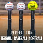 Franklin Sports Hitting/Batting Tee Stand For Baseball, Teeball And Softball Practice - Adjustable - Heavy Duty