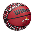 Wilson Nba Team Graffiti Basketball - Miami Heat, Size 7-29.5''