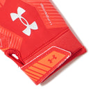 Under Armour Boys' F9 Nitro Football Gloves, (600) Red/Beta/Metallic Silver, Small