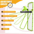 Volleyball Rebounder Net 7x4 Ft, 5-Angle Adjustable Rebounder Net with 2 Target Stripes & Portable Travel Bag, Durable Bounce Ba
