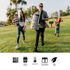 Igloo 5 Gallon Portable Sports Cooler Water Beverage Dispenser With Flat Seat Lid, Insulated Beverage Dispenser, Grey/Black