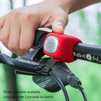 Rockbros Electra Bike Bell 90Db Electric Cycling Bells Horn Bicycle Horns Water-Resistant 3 Sound Modes Bike Bells Red