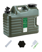 Upwoigh 5 Gallon Water Jug, Thickened Water Storage Overlanding Gear Containers, Camping Essential Truly Leak-Proof Green Water