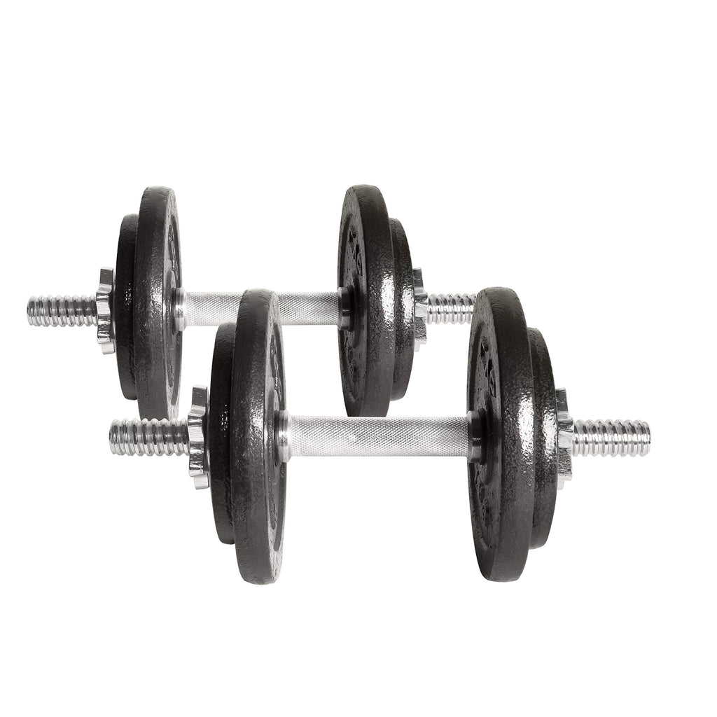Cap Barbell 50-Pound Adjustable Dumbbell Weight Set, C. Black, 50 Lb, Pair
