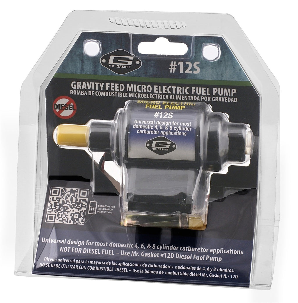 Mr. Gasket 12S Micro Electric Fuel Pump