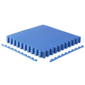 Cap Barbell 1/2-Inch Interlocking Eva Foam Exercise Puzzle Mats - 1 Pack | 24'' X 24'' X 1/2'' | T Pattern - Blue