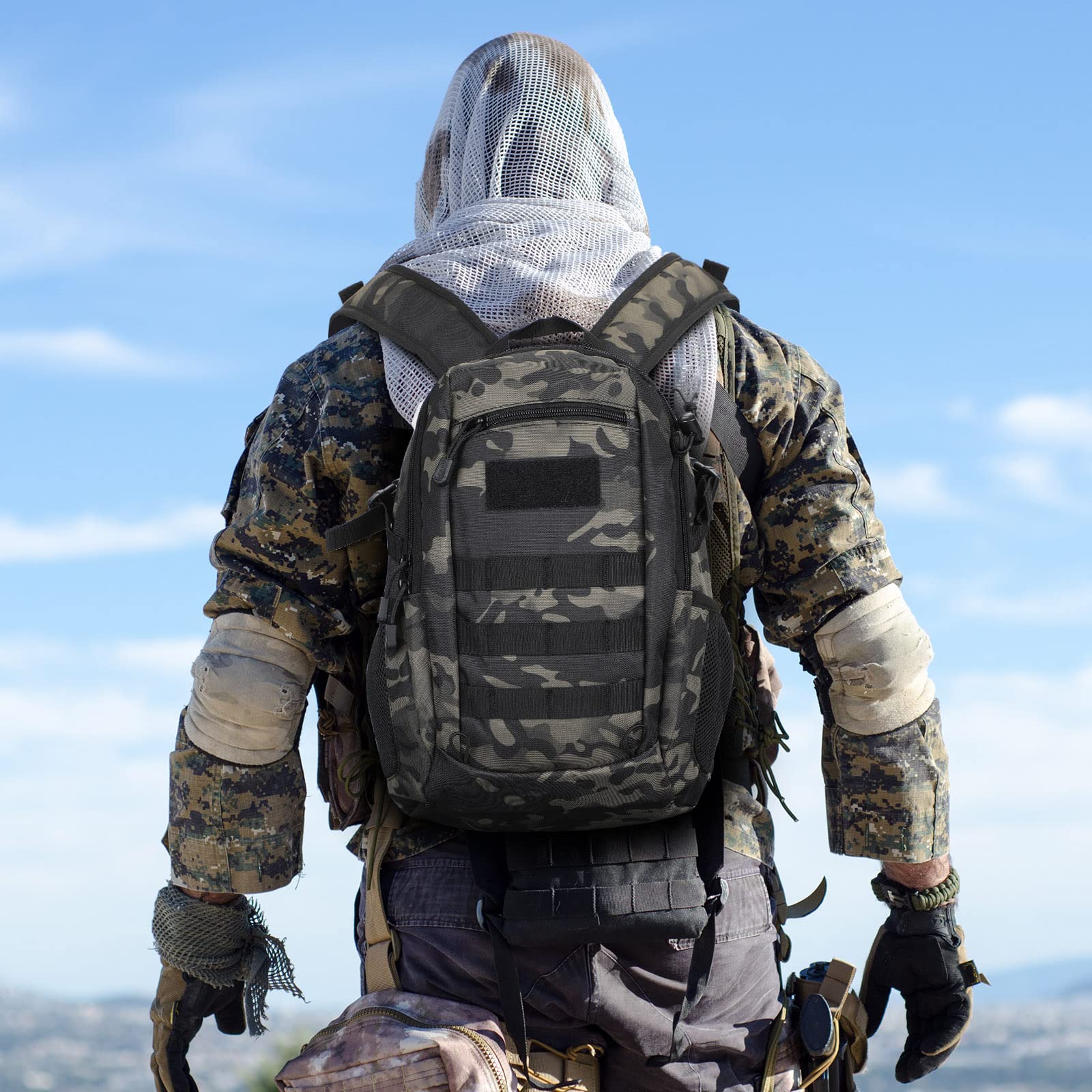 Huntvp 10L/20L/30L Tactical Backpack Military Molle Backpack Rucksack Gear Tactical Assault Pack For Hunting Camping Trekking (2