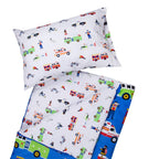 Wildkin Kids Microfiber Sleeping Bag For Boys And Girls, Includes Pillow Case And Stuff Sack, Perfect Size For Slumber Parties, 