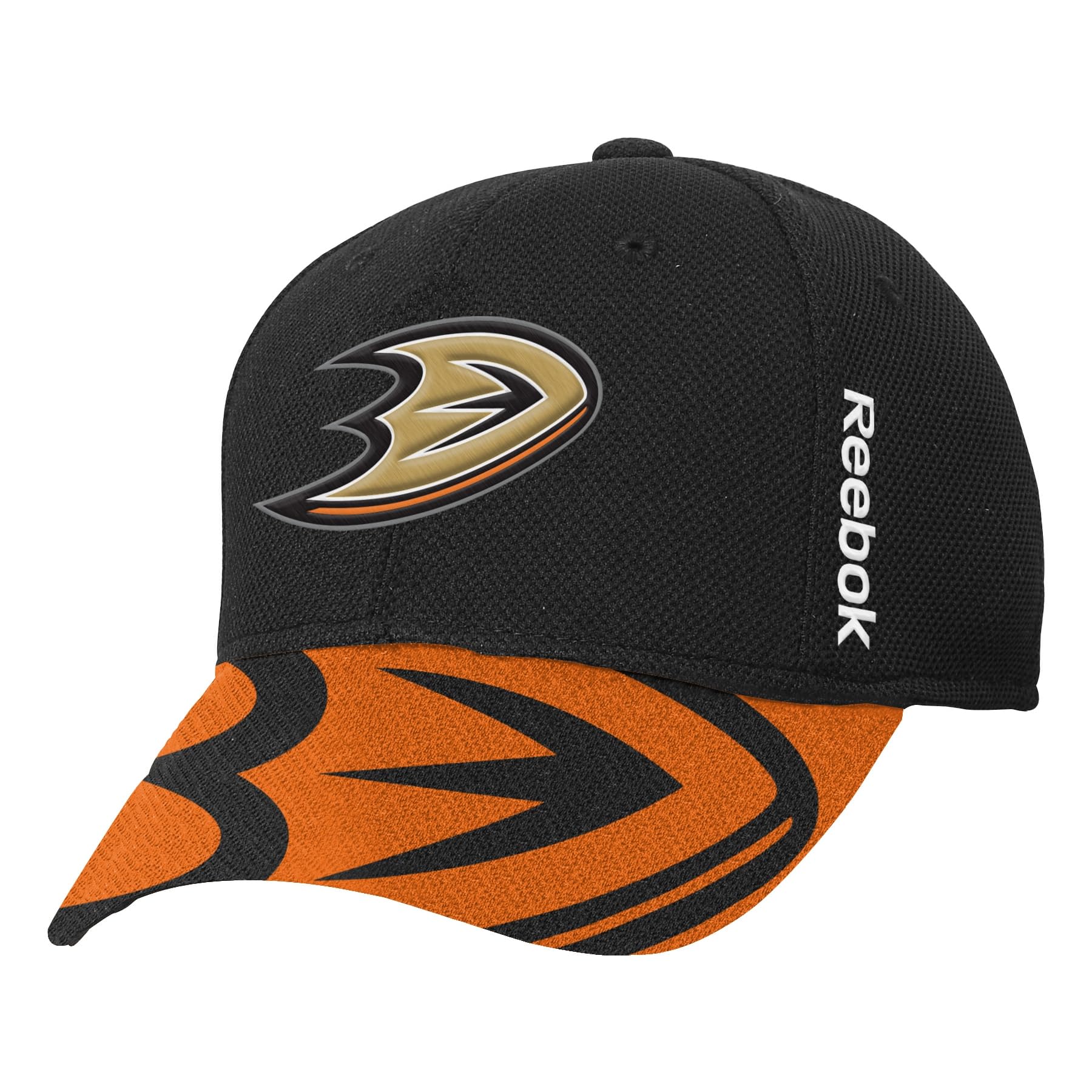 Outerstuff Nhl Youth Boys Fitmax'70 Draft Baseball Cap, Osfm, Anaheim Ducks Team Color