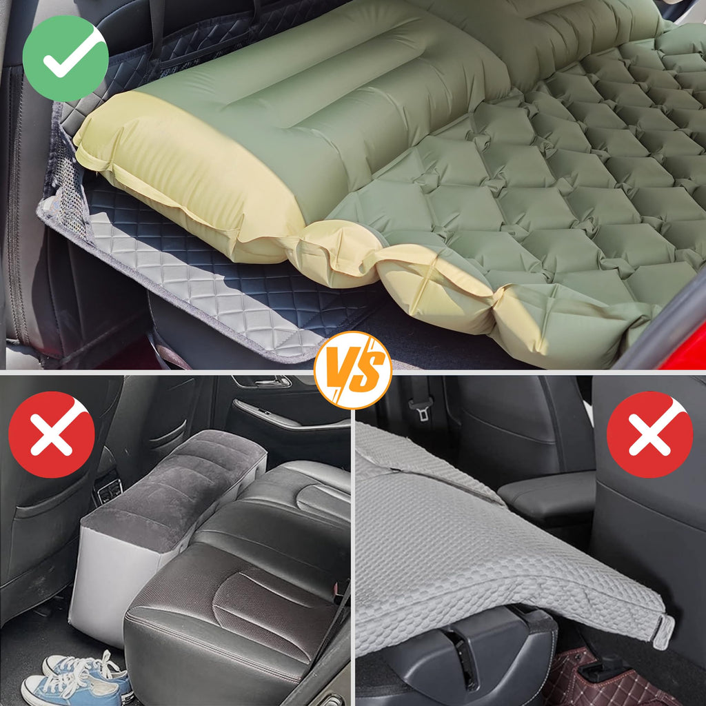 Yeekoro Car Rear Seat Mattress Extension Plate, Foldable Car Back Seats Extender For Sleeping, Increase Travel Trunk And Camping