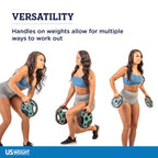 Us Weight 54 Lb Perfect Barbell Weight Set For Home Gym With 55 Padded Bar, Adjustable Weights For Exercise, Lifting And To Buil