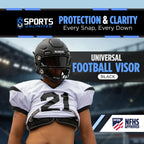 Sports Unlimited Universal Football Visor