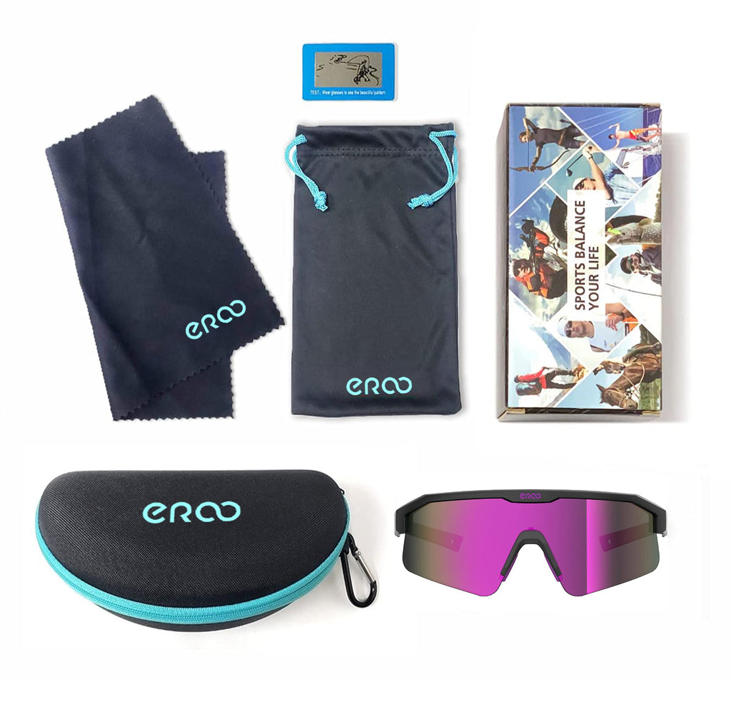 Eazyrun Polarized Sports Sunglasses For Men Women, Kato Shield Sunglasses For Cycling Running Mtb Baseball Ski Beach Volleyball