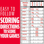 Franklin Sports Baseball + Softball Scorebook - Score Keeping Book For Stats Coaching Official Scorekeeper 25 Game