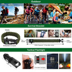 Luxmom Survival Kit And First Aid Kit, 142Pcs Professional Survival Gear And Equipment With Molle Pouch, For Men Camping Outdoor