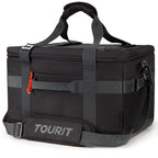 Tourit Cooler Bag 48-Can Insulated Soft Cooler Large Collapsible Cooler Bag 32L Lunch Coolers For Picnic, Beach, Work, Trip, Bla