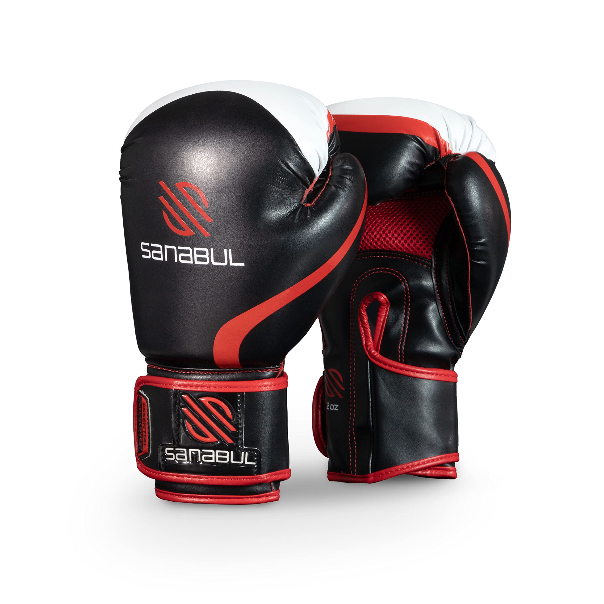 Essential Boxing Gloves Red 14-Oz